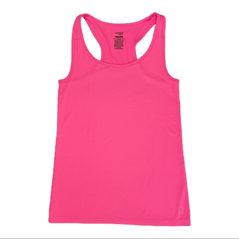 Danskin Now Stretchy Neon Pink Workout Tank - SZ M 8-10
